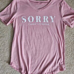 Pink Casual Tee